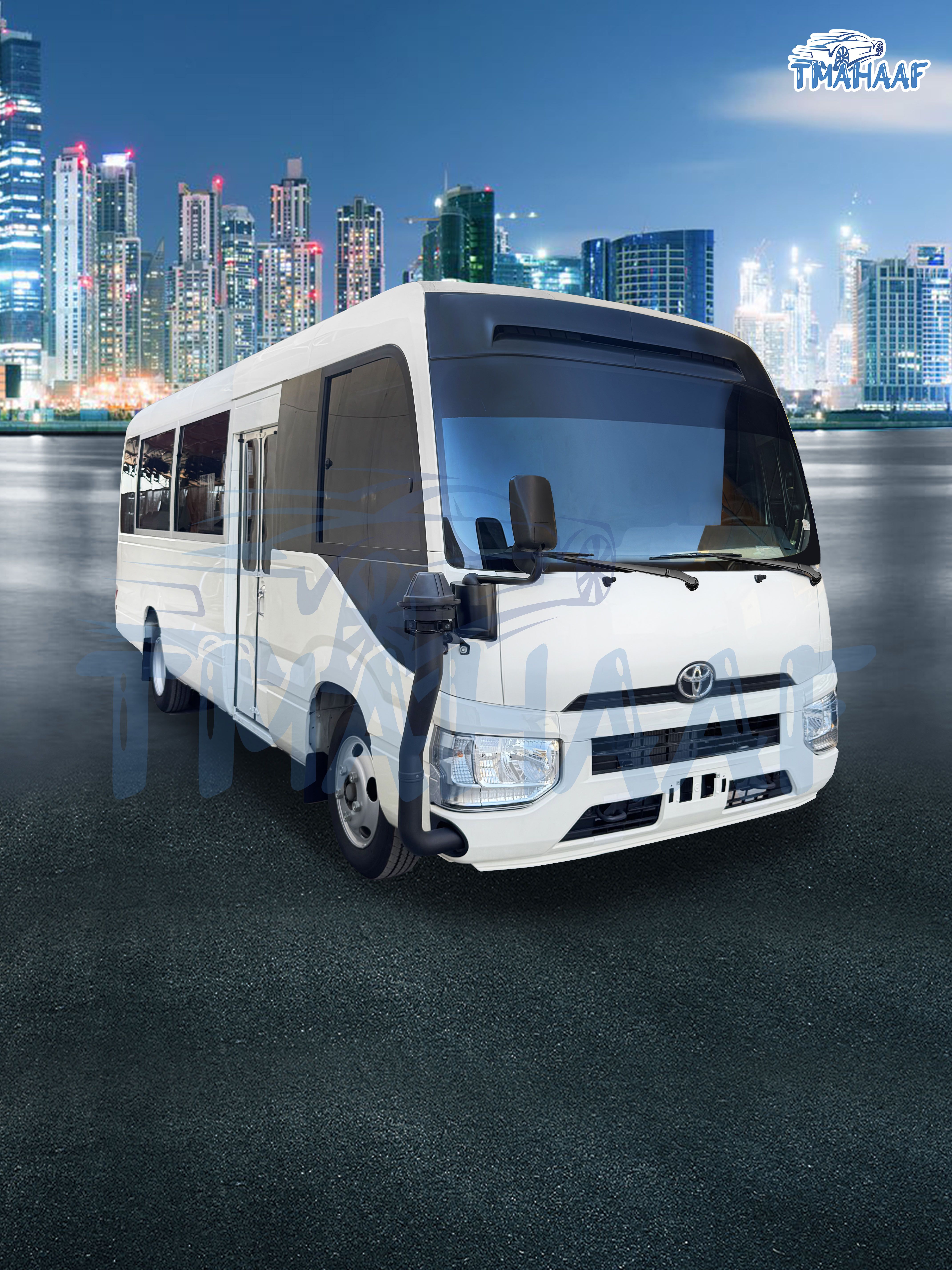 Toyota Coaster VIP interior conversion project in Dubai by TMAHAAF