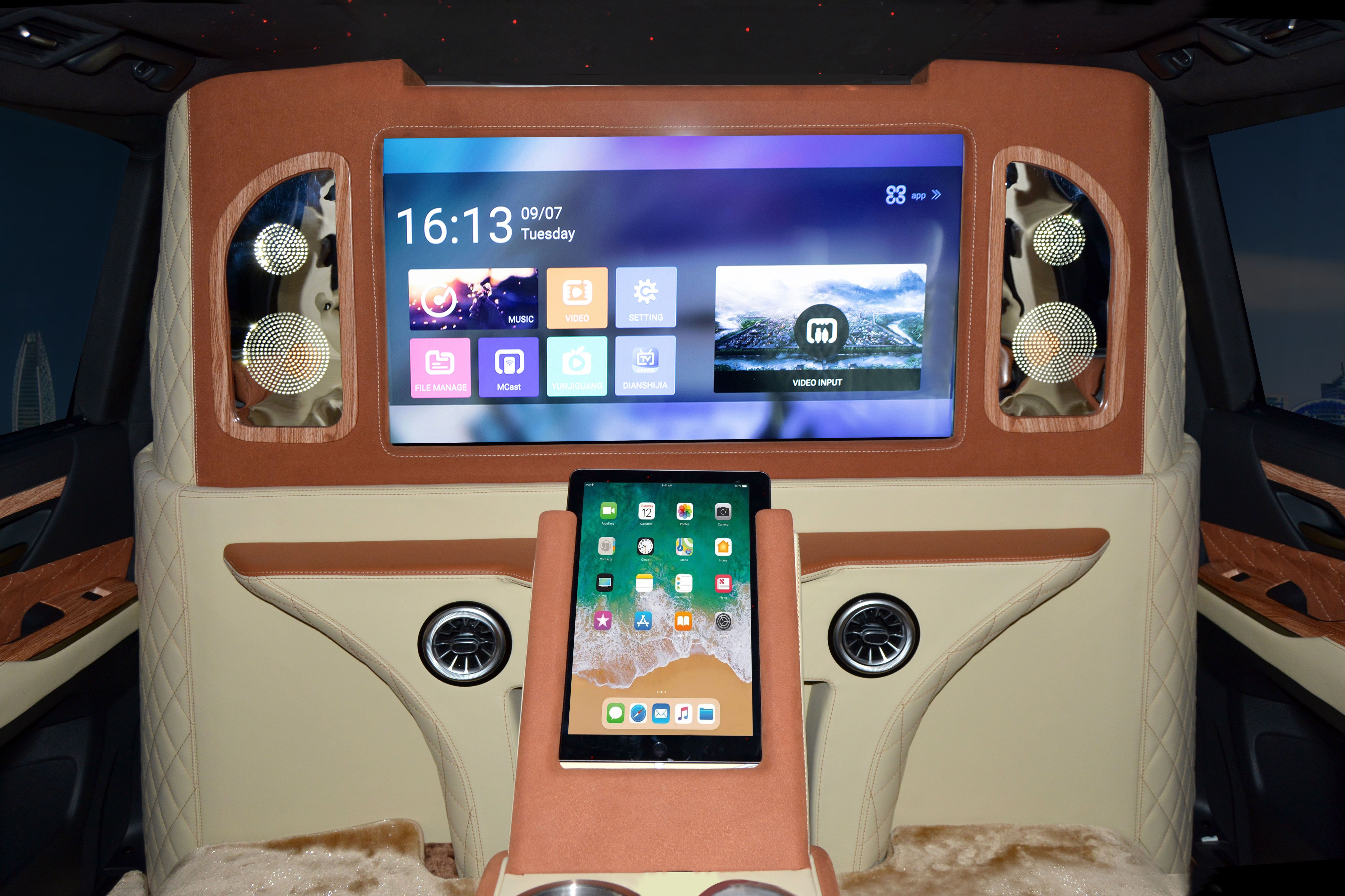 Lexus LX 570 and LX 600 VIP luxury interior upgrade in Dubai