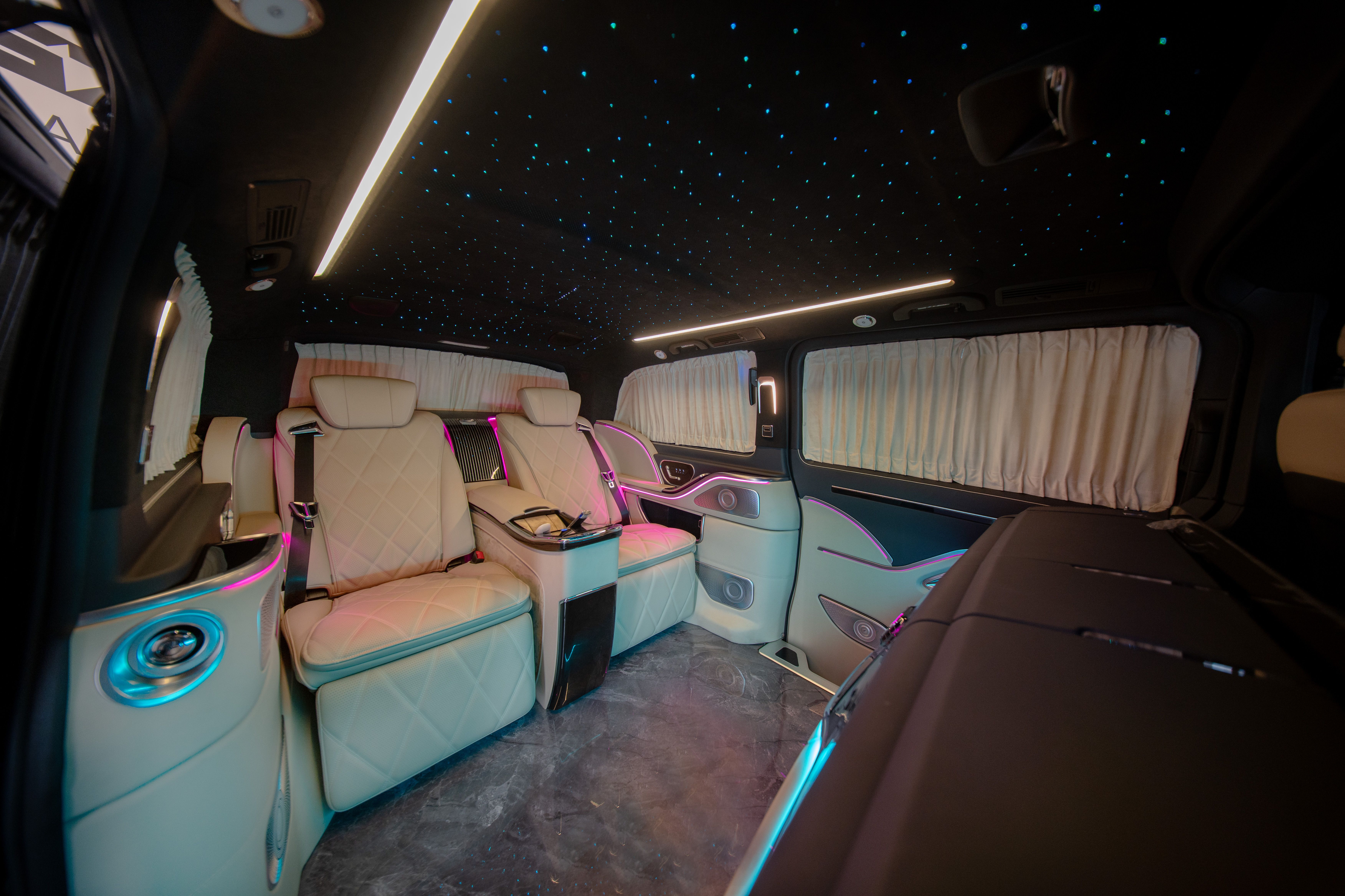TMAHAAF VIP vehicle interior Dubai