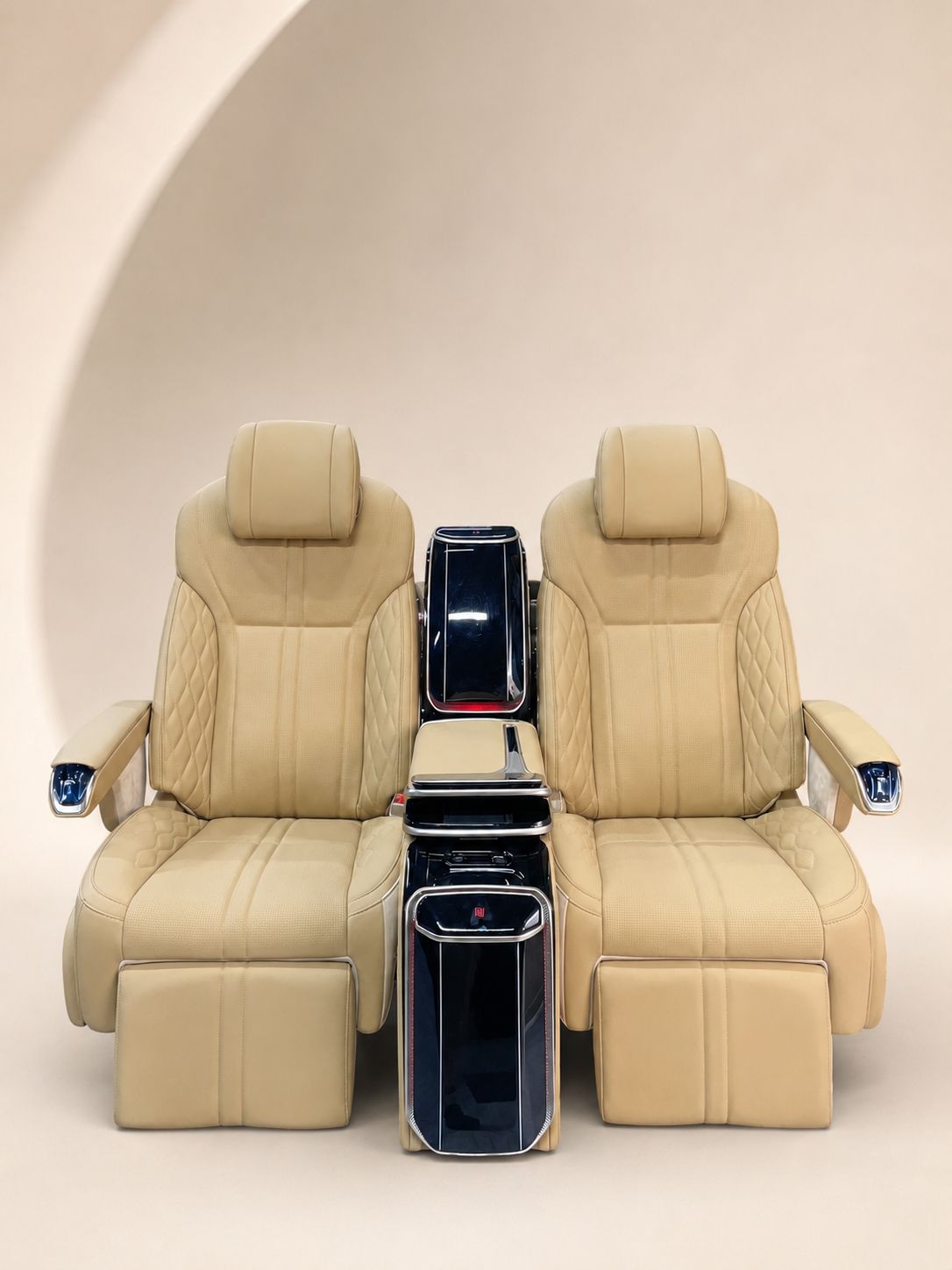 Luxury VIP car seat with custom leather upholstery in Dubai