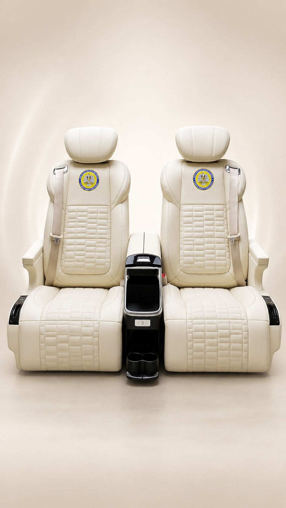 Executive car seat with premium leather upholstery Dubai