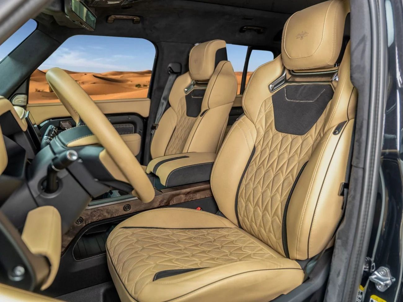 Land Rover Defender 110 seven seater interior