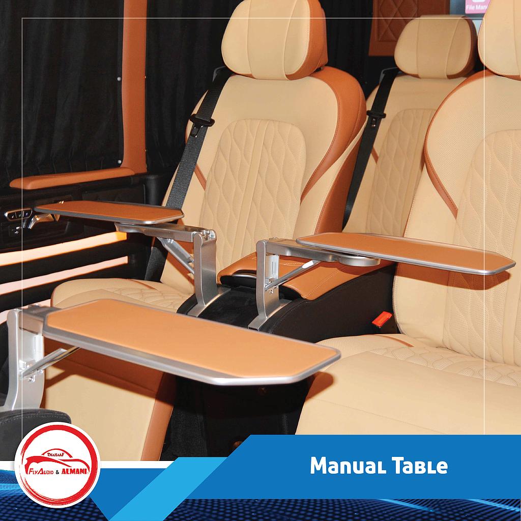 309-TVIP-02 Luxury Universal Manual Table With Armrest (VIP)